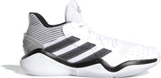 adidas Harden Stepback  Sportschoenen - Maat 42 2/3 - Mannen - wit/zwart/grijs