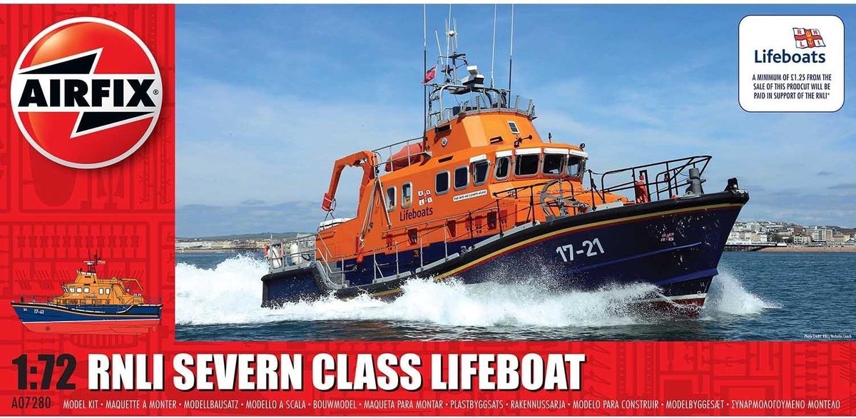 Airfix - Rnli Severn Class Lifeboat (8/19) *