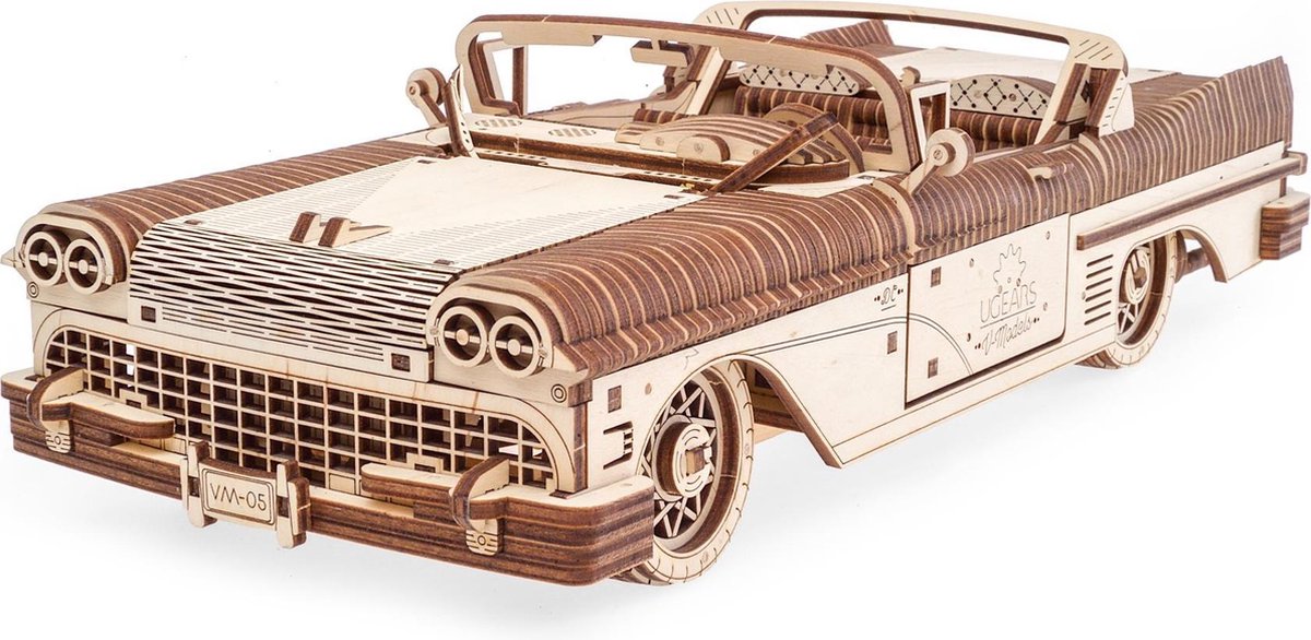 UGears Houten Modelbouw - Cabriolet VM-05 3D-puzzel