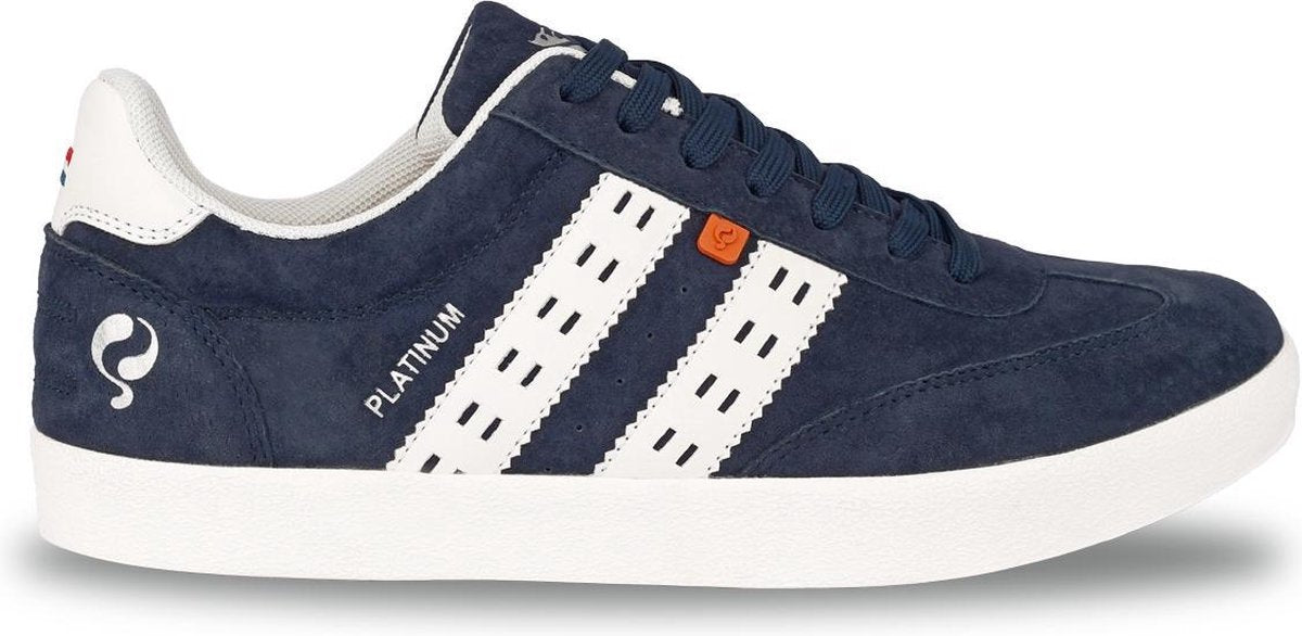 Heren Sneaker Platinum - Denim blauw/Wit