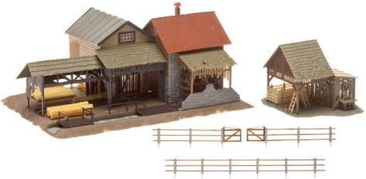 Faller - Sawmill with shed - FA191767 - modelbouwsets