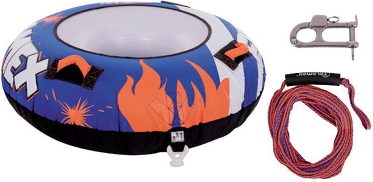Talamex 1 persoons Funtube type FIRE - complete set