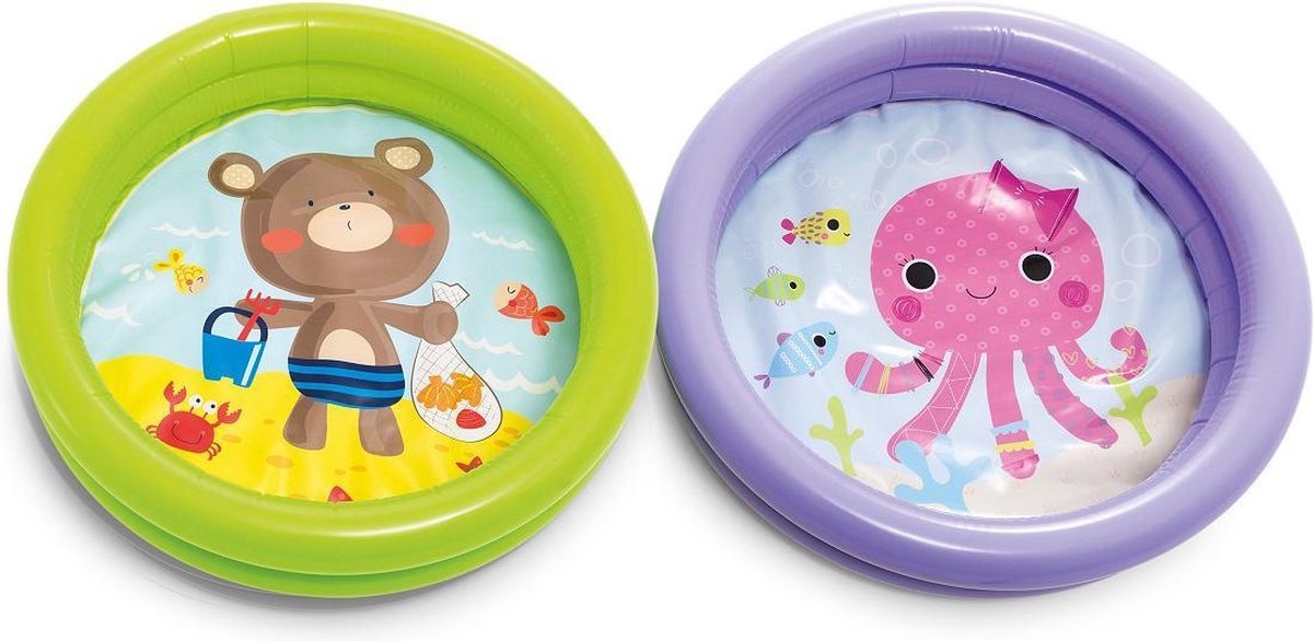 Intex Kinderzwembad met Bedrukte Bodem - 61x61x15cm
