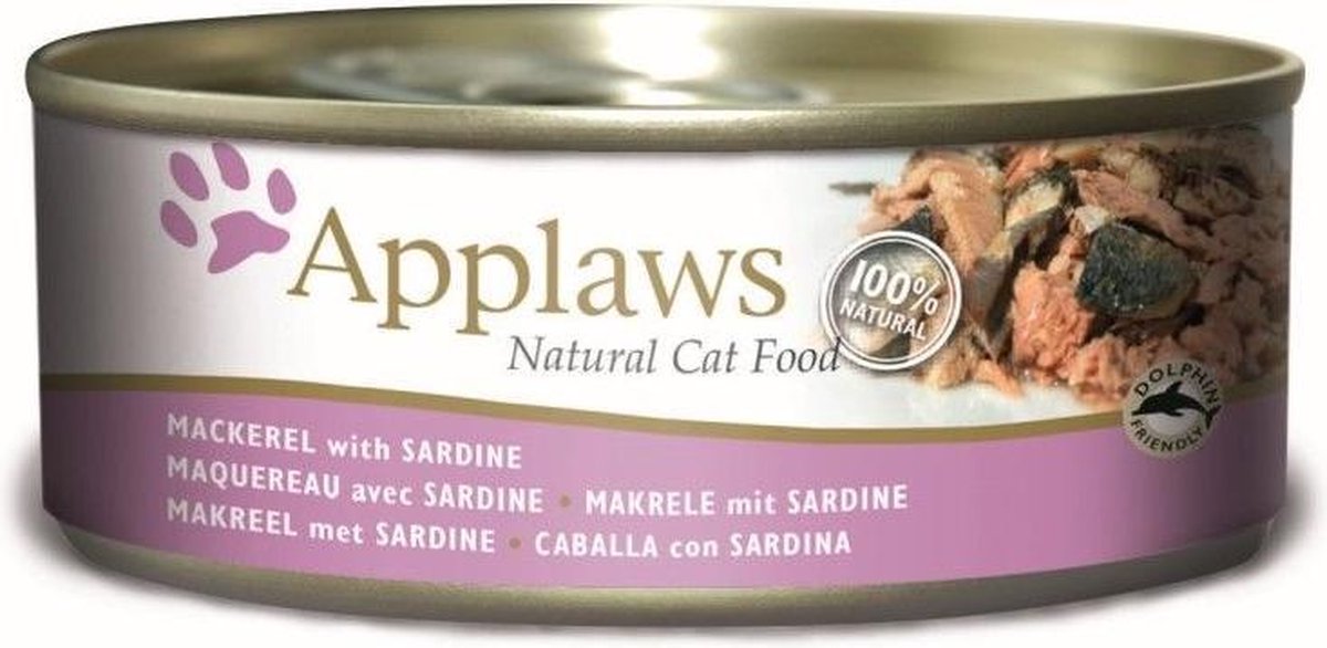 Applaws Blik Cat 156 gram Smaak - OCEAN VIS