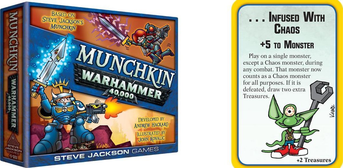 Munchkin - Warhammer 40.000 - Boardgame (English)