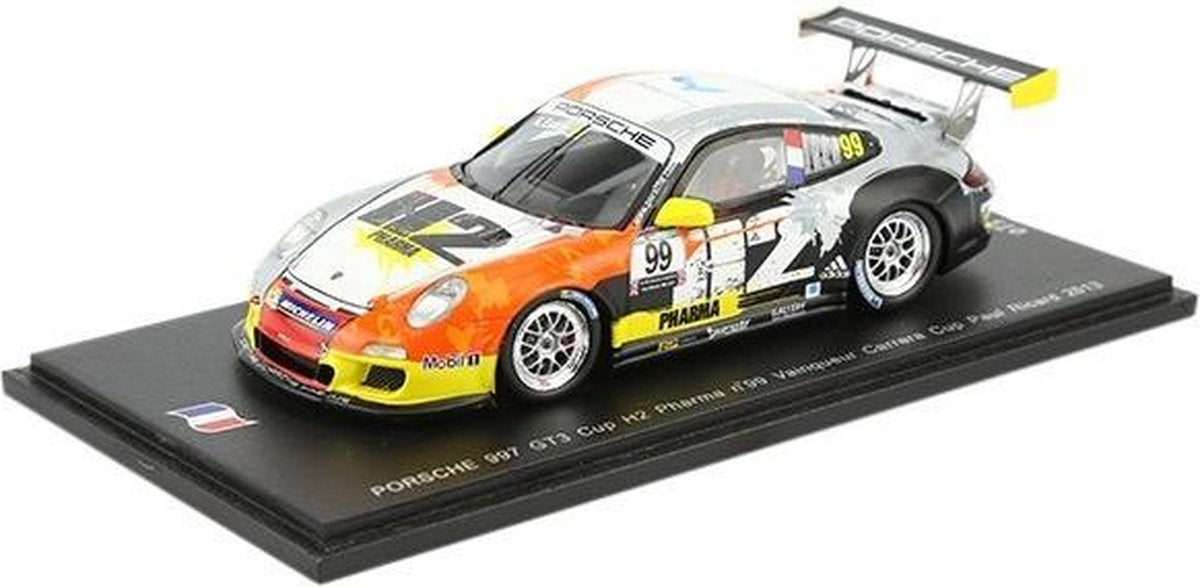 Porsche 997 GT3 Cup H2 Pharma #99 Carrera Cup Paul Ricard 2013 - 1:43 - Spark