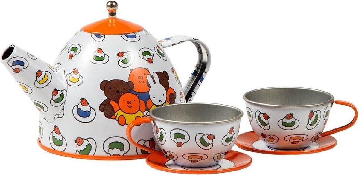 Nijntje Tinnen Theeservies in Koffer