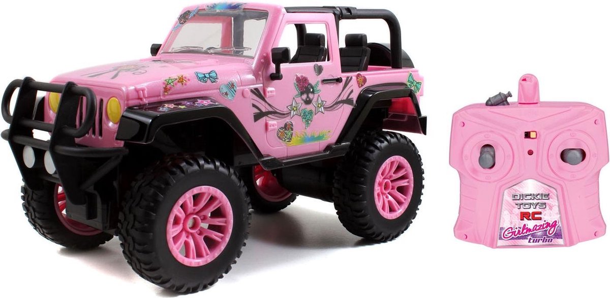 RC Jeep Wrangler Roze