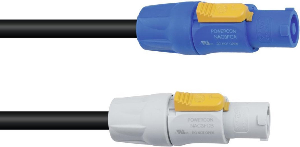 PSSO Powercon stroomkabel - Verlengkabel - Neutrik -  3x2.5 0