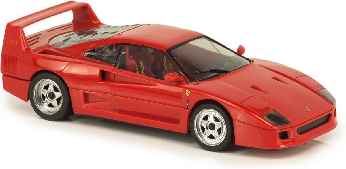 Ferrari F40 High Tech (Rood) (10 cm) 1/43 Herpa - Modelauto - Schaalmodel - Model auto - Miniatuurautos - Miniatuur auto