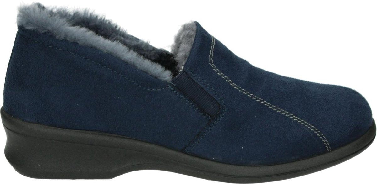 Rohde 2516 - Volwassenen Dames pantoffels - Kleur: Blauw - Maat: 38