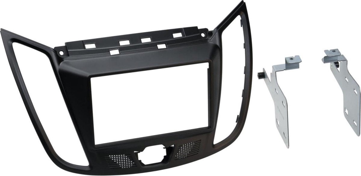 2-DIN Paneel Ford C-Max / Kuga (DM2) Kleur: Mat Zwart