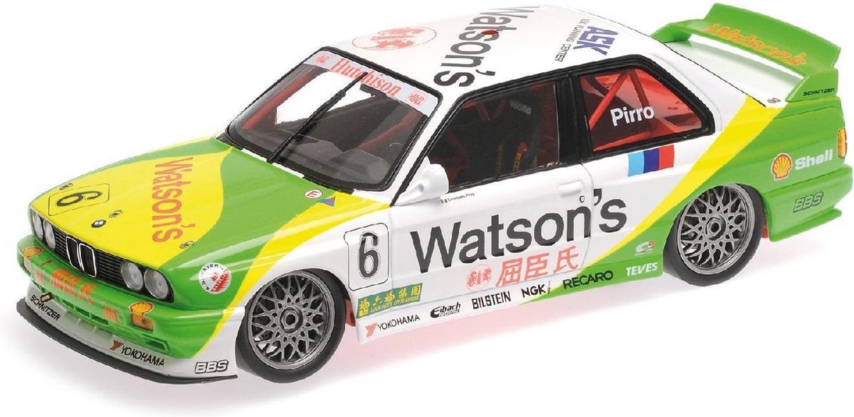 BMW M3 BMW M-Team Schnitzer #6 Winner Macu Guia Race 1991 -1:18 - Minichamps