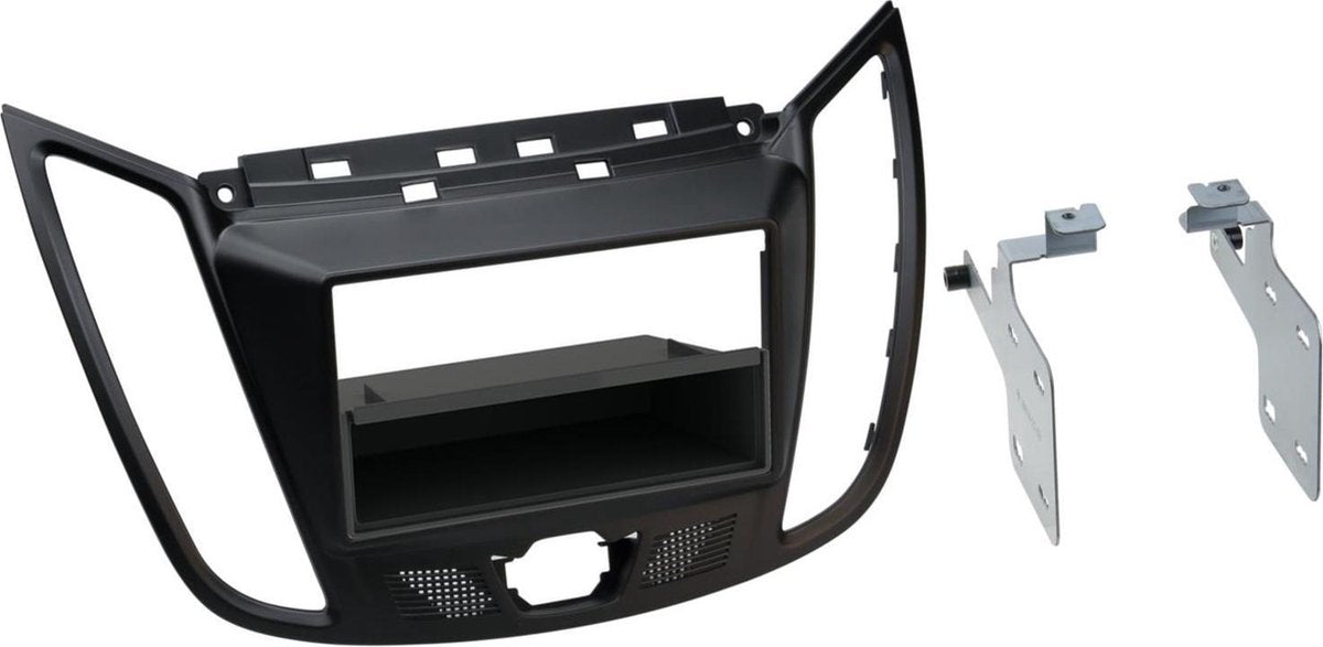 2-DIN Paneel Ford C-Max / Kuga Kleur: Mat Zwart