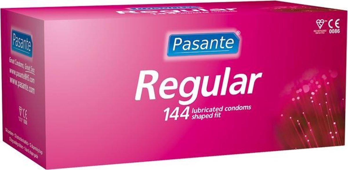 Pasante Regular - 144 stuks - Condooms