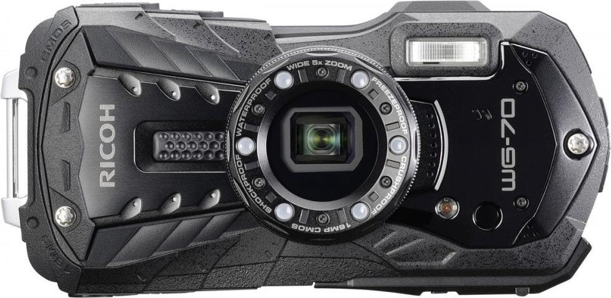RICOH Compact étanche WG-70 Noir Garanti 2 ans