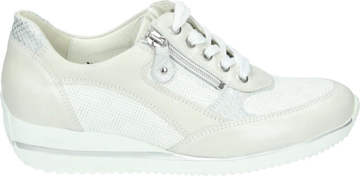 Waldlaufer 980008 Himona - Volwassenen Lage sneakers - Kleur: Wit/beige - Maat: 42