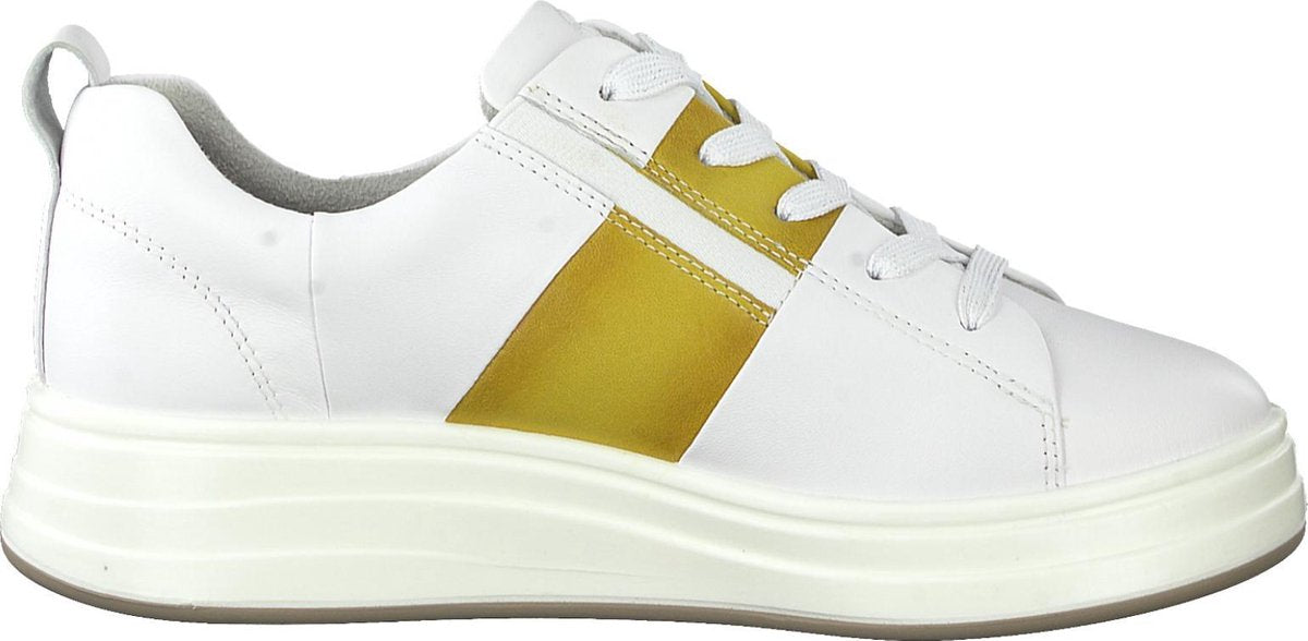 Tamaris - Dames schoenen - 1-1-23713-24 - wit/geel - maat 37