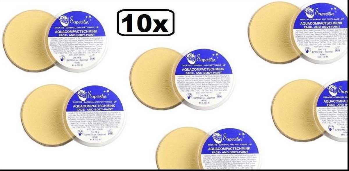 10x Superstar Ivoor 16 gram  Voordeelverpakking