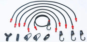 ABUS BUNGEE SET 6 ELASTIEKEN EN 9 ACCESSOIRES
