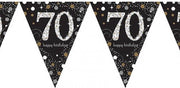Vlaggenlijn 70 Sparkling celebrations goud 4 meter