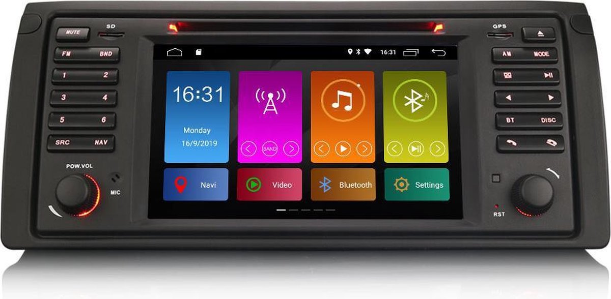BMW 5 serie E39 CarPlay autoradio | E53 X5 M5 | Android 10 Navigatie