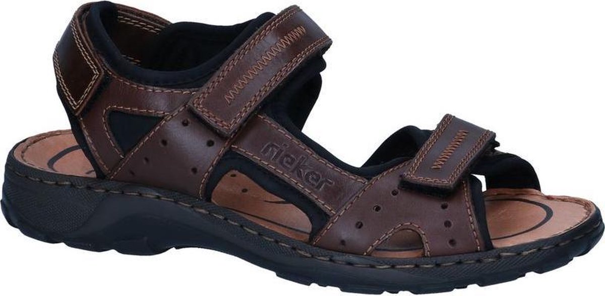 Donkerbruine Sandalen Rieker