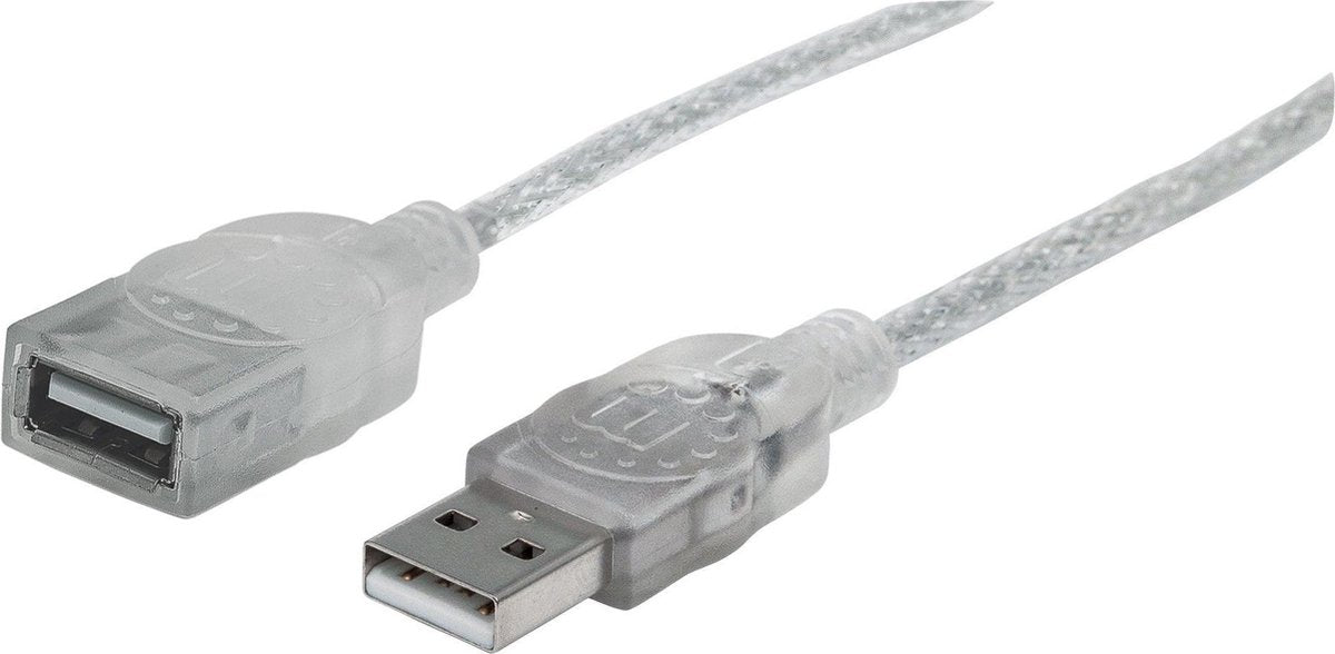 Manhattan USB 2.0 A Male naar USB 2.0 A Female - 1.8 m