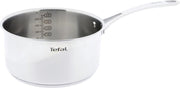 Tefal Ever Cook Aluminium Pan Met Maatverdeling - 20 CM - GROOT - 3 LITER - Alle warmtebronnen inclusief inductie.