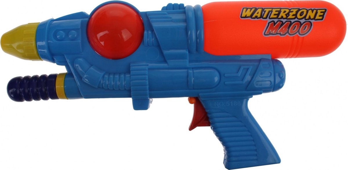 Waterzone Waterpistool M400 Blauw 28 Cm