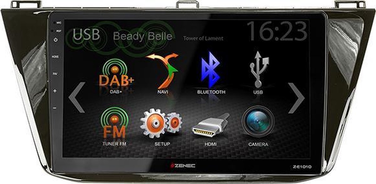 Zenec CORE Z-E1010-NAV – Volkswagen Tiguan 2 / AD1 - navigatie