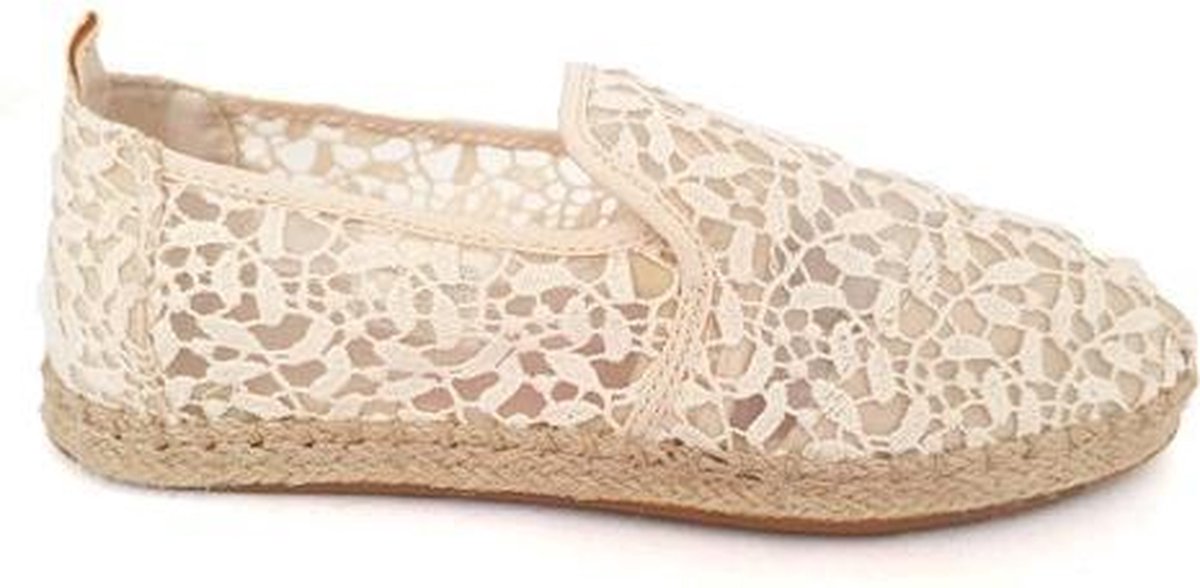 Toms Deconstucted Alpargata Rope Dames 10011728 Natural Lace Leaves Maat 41