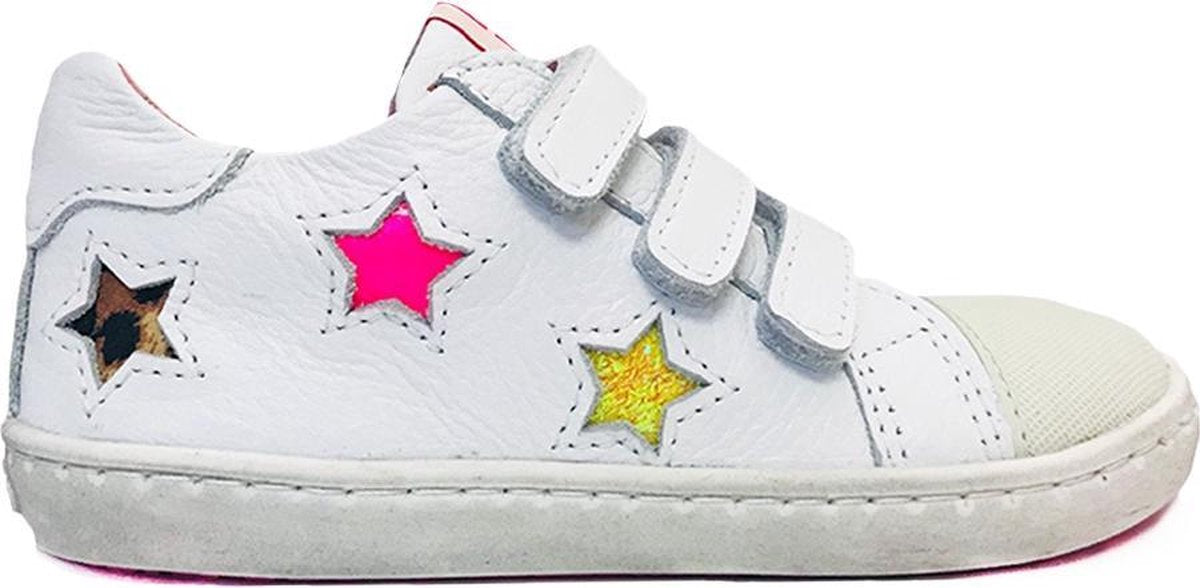 Shoesme UR9S042-A - Kinderen Half-hoog - Kleur: Wit/beige - Maat: 25