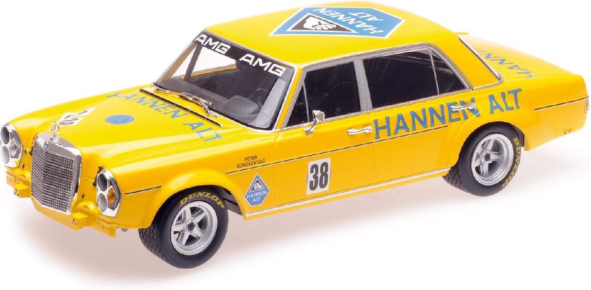 Mercedes-Benz 300 SEL 6.8 Hans Heyer Saisonfinale Hockenheim 1971 - 1:18 - Minichamps