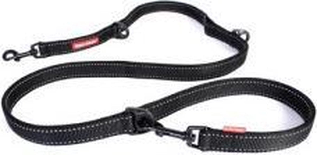 EzyDog Vario 6 - Hondenlijn / riem - 25mm breed - Zwart
