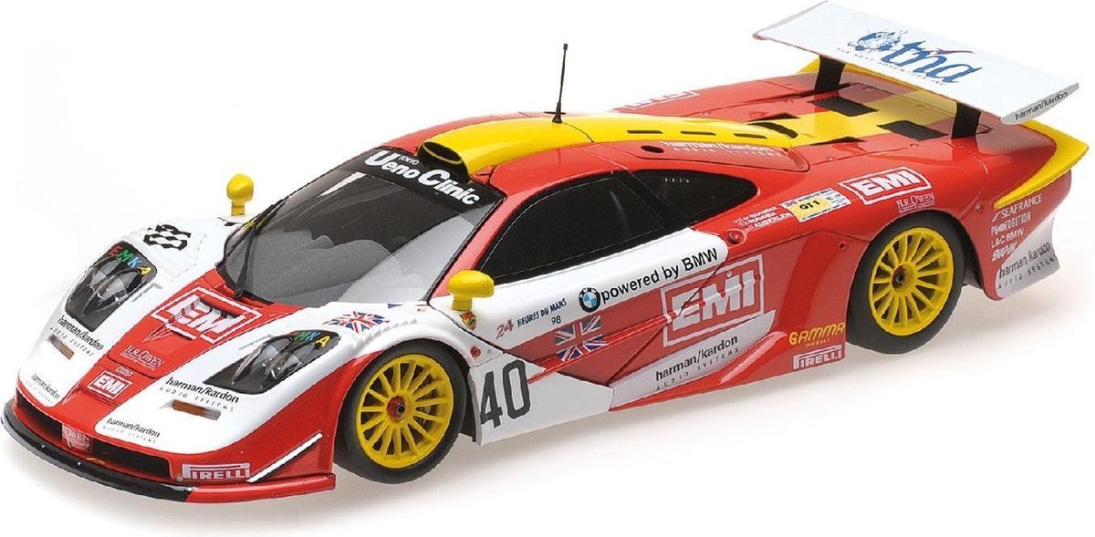 McLaren F1 GTR Gulf Team Davidoff #40 24h Le Mans 1998 - 1:18 - Minichamps
