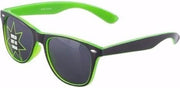 Groene glow in the dark zonnebril