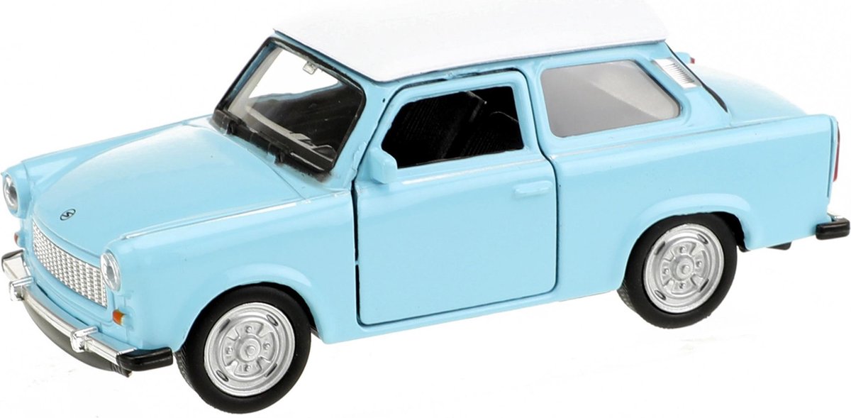 Welly Trabant Auto Lichtblauw/ Wit 10
