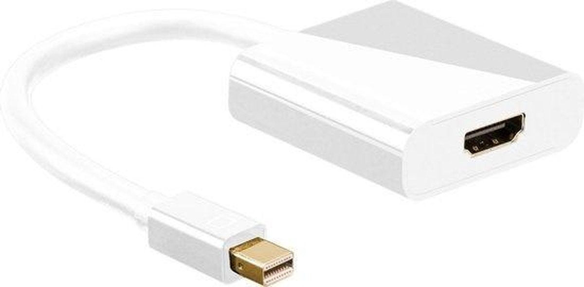 Allteq - Mini DisplayPort naar HDMI adapter - 4K Ultra HD - Wit
