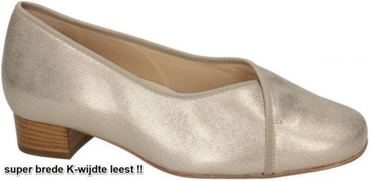 Hassia -Dames -  goud - pumps & hakschoenen - maat 40½
