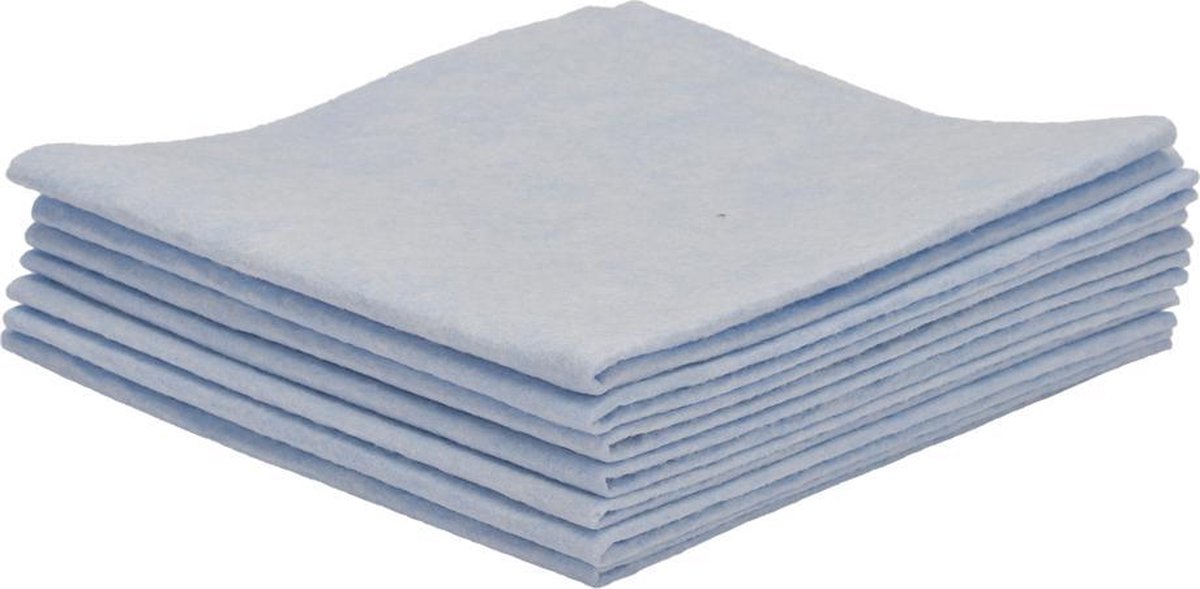 Viscose Vaatdoek - 40 x 38cm - 7 Stuks - Blauw