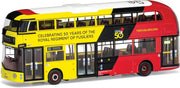 VANGUARDS WRIGHTBUS NEW Routemaster  GoAhead London  LTZ 1394  Route 15  Stepney Arbour Square Royal Fusillier schaalmodel 1:76