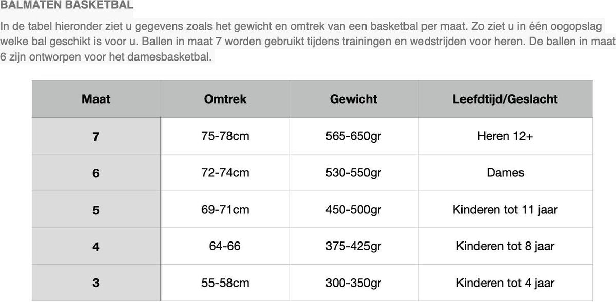Spalding Basketbal Unites indoor / outdoor