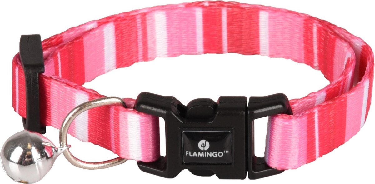 Kittenhalsband alfry 15-25 cm 10 mm assorti Flamingo