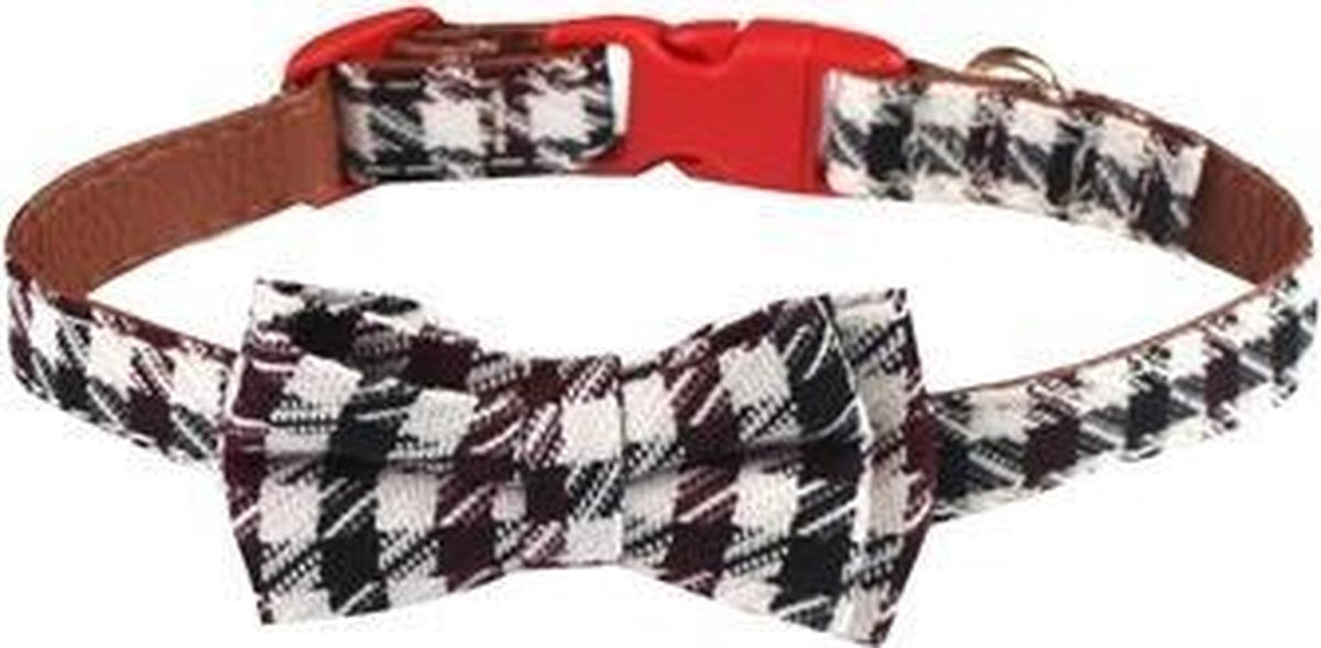Croci halsband hond bordeaux braid 25X1 CM