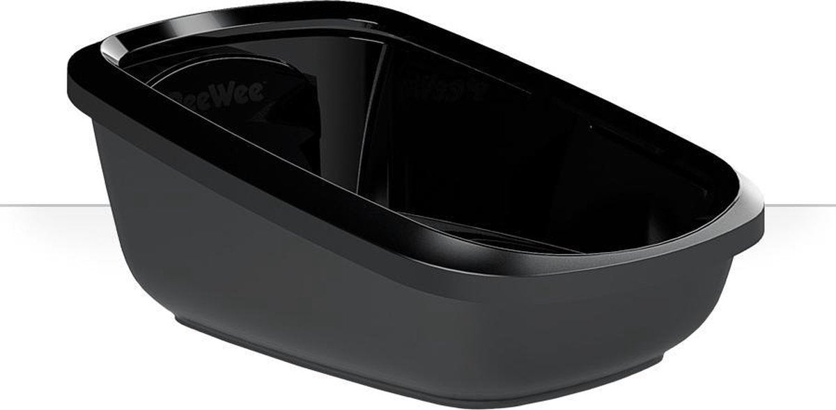 PeeWee EcoGranda Kattenbak XXL - Zwart/Antraciet - 66