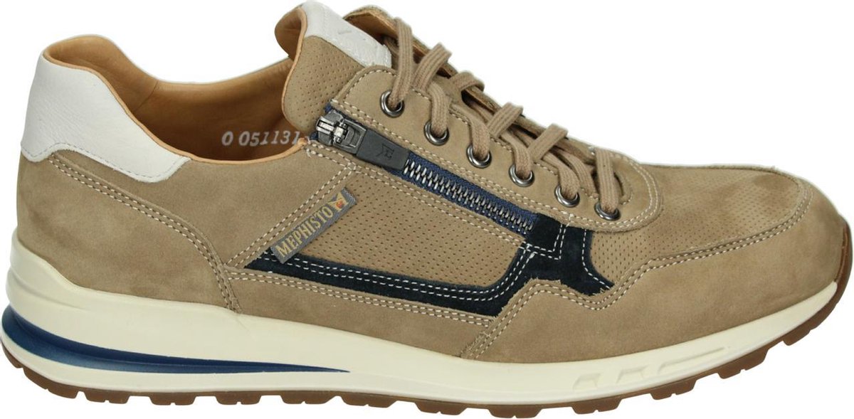 Mephisto BRADLEY NOMAD - Volwassenen Heren sneakersVrije tijdsschoenen - Kleur: Taupe - Maat: 46.5