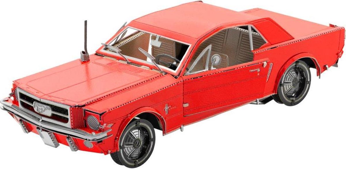 Metal Earth modelbouw metaal Ford mustang 1965 rood