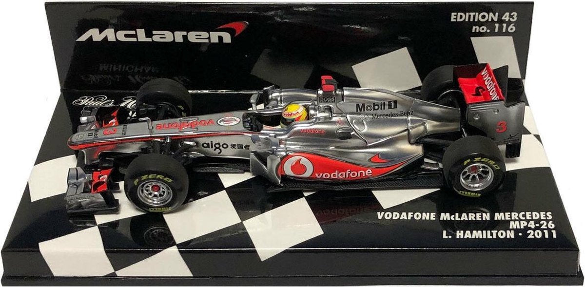 Formule 1 Vodafone McLaren Mercedes MP4-26 #3 L. Hamilton 2011 - 1:43 - Minichamps