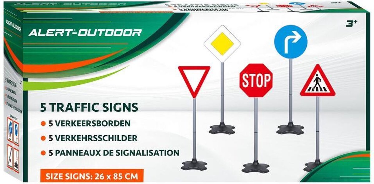 Alert-Outdoor Verkeersbordenset 5-delig